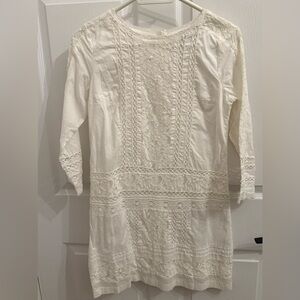 Abercrombie white lace dress